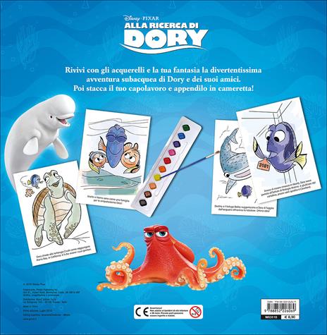 Alla ricerca di Dory. Libro acquerello. Ediz. illustrata. Con gadget - 2