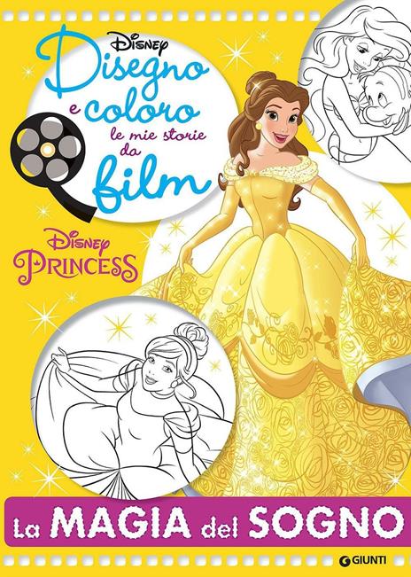 Libro da Colorare Disney Princess Mega Color Ragazze Straordinarie! Con  Disegni e Giochi