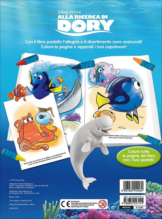 Alla ricerca di Dory. Libro pastello. Ediz. illustrata. Con gadget - 2