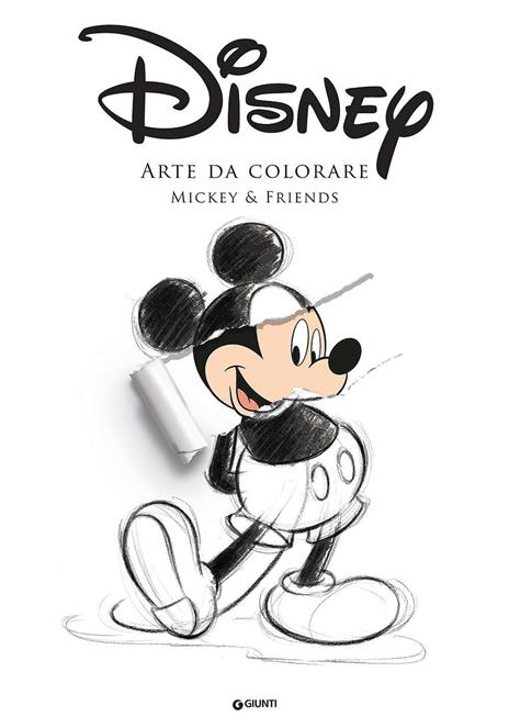 Mickey & Friends. Arte da colorare. Art therapy - copertina
