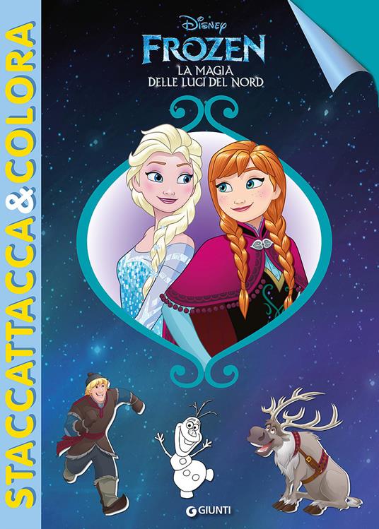 La magia delle luci del Nord. Staccattacca e colora. Con adesivi - copertina