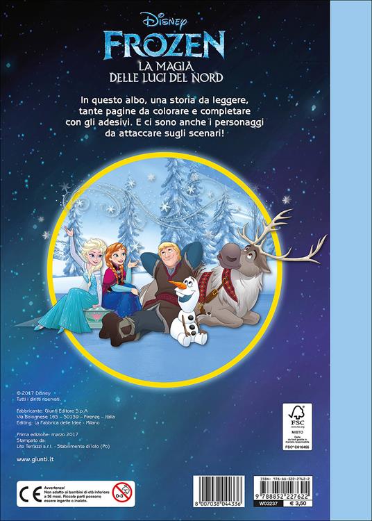 La magia delle luci del Nord. Staccattacca e colora. Con adesivi - 2