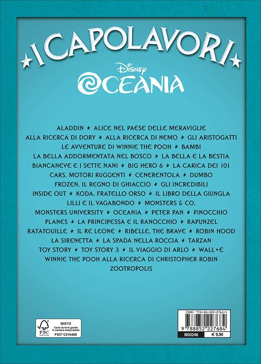 Oceania - Libro - Disney Libri - I capolavori Disney