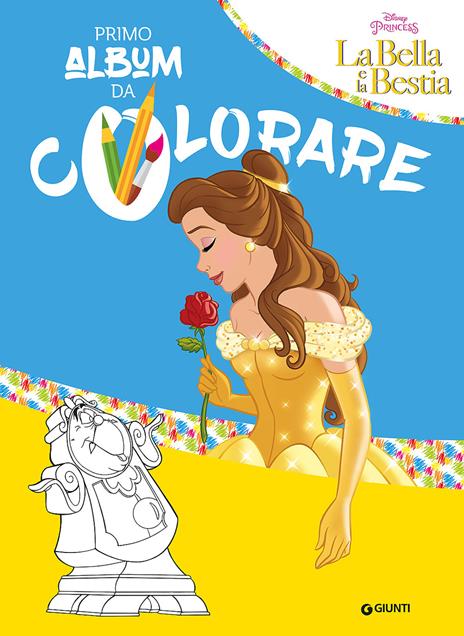 La bella e la Bestia. Primo album da colorare - copertina