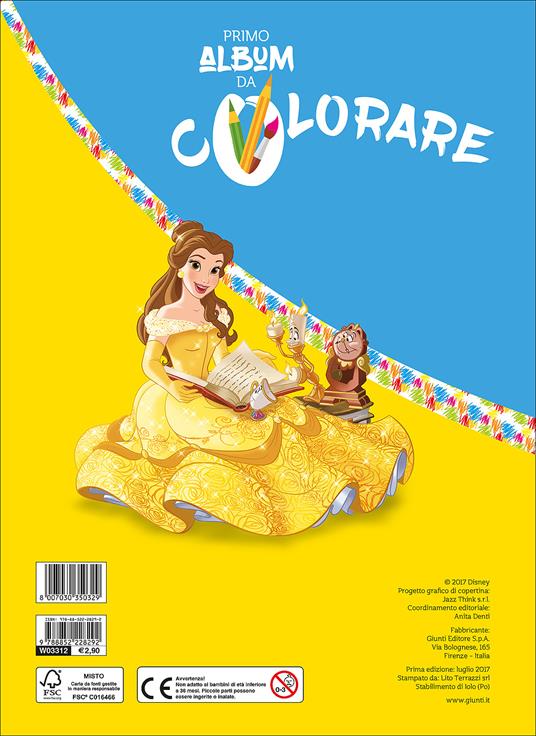 La bella e la Bestia. Primo album da colorare - 2