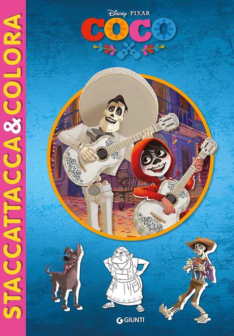 Coco. Staccattacca e colora. Con adesivi. Ediz. a colori - copertina