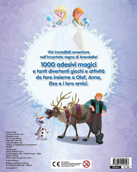 Olaf's Frozen adventure. 1000 stickers - 2