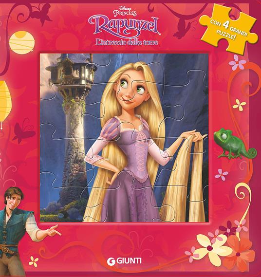 Rapunzel. L'intreccio della torre. Libro puzzle. Ediz. a colori - copertina