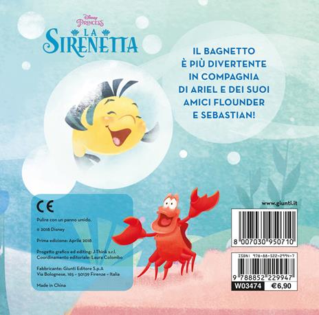 La Sirenetta. Il libro bagnetto. Ediz. a colori - 2