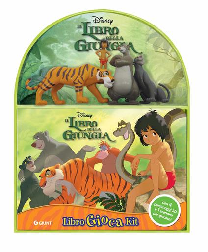 Il libro della giungla. Libro gioca kit. Ediz. a colori. Con 4 figurine 3D - copertina