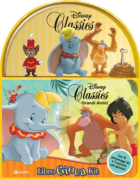 Grandi amici. Disney classics. Libro gioca kit. Ediz. a colori. Con 4 personaggi 3D - copertina