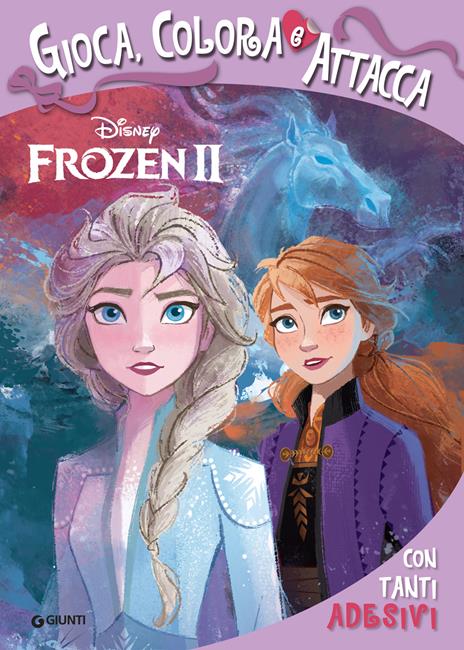 Frozen 2. Gioca colora attacca. Con adesivi - copertina