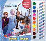 Frozen 2. Dipingi &colora. Con 12 pastelli a cera, 10 acquerelli e 1 pennello