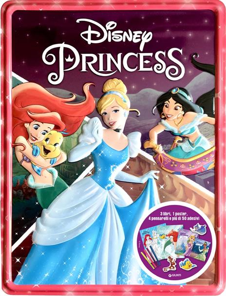 Disney princess. Storie di latta. Ediz. a colori. Con gadget. Con Poster - copertina