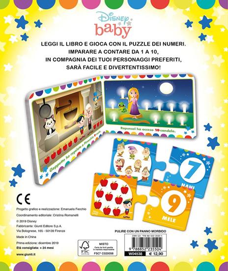 Numeri. Puzzle leggi e gioca. Ediz. a colori. Con 20 Carte - 6