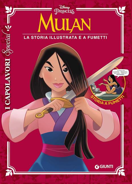 Mulan. La storia illustrata e a fumetti - copertina