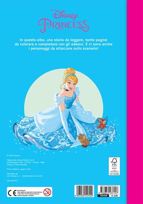 La magia delle fiabe. Princess. Staccattacca & colora. Con adesivi. Ediz. illustrata - 3