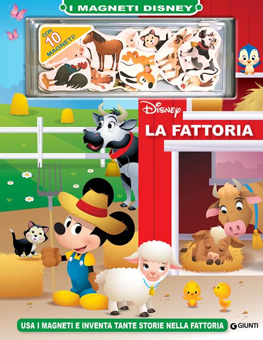 La fattoria. Usa i magneti e inventa tante storie nella fattoria. I magneti Disney. Ediz. a colori. Con 10 magneti - copertina
