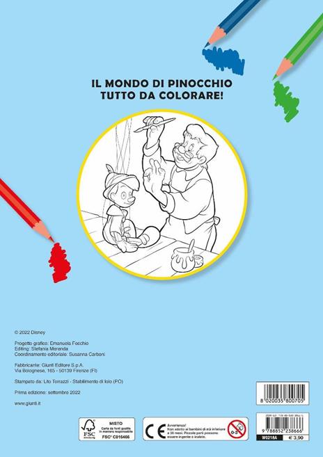 Pinocchio. Colora l'avventura. Ediz. a colori - 6