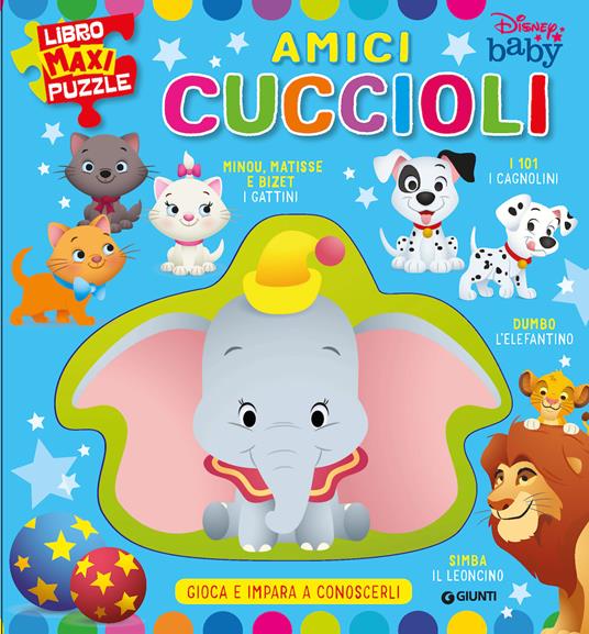 Amici cuccioli. Libro maxi puzzle. Ediz. a colori - copertina