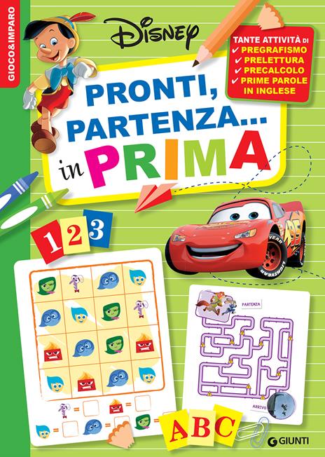 Gioco & imparo. Pronti, partenza... in prima. Ediz. a colori - copertina