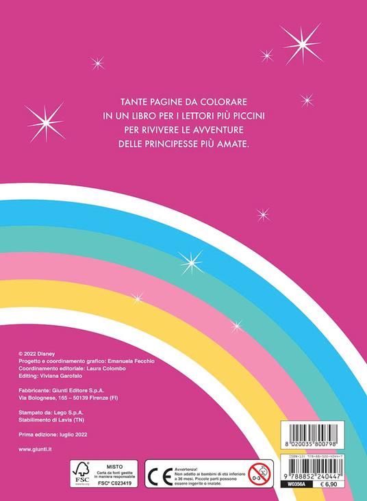 Principesse avventurose e coraggiose. Disney Princess. Special color. Ediz. a colori - 2