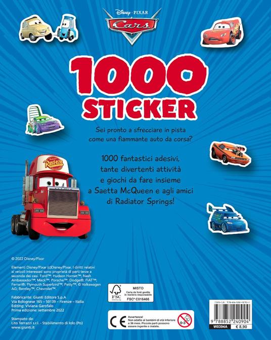 Cars 1000 sticker - 2