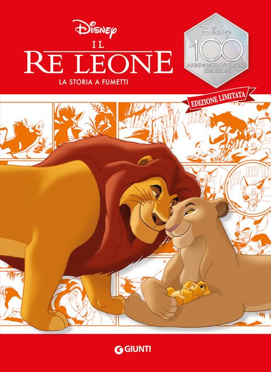 Il Re Leone. La storia a fumetti. Ediz. limitata - copertina