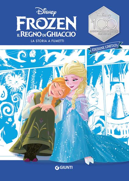Frozen. La storia a fumetti. Disney 100. Ediz. limitata - copertina