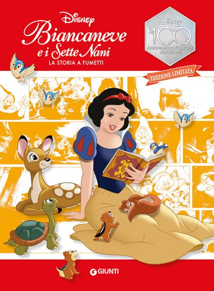 Biancaneve. La storia a fumetti. Disney 100. Ediz. limitata - copertina