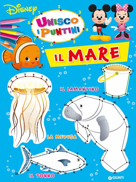 Il mare. Unisco i puntini. Ediz. a colori - copertina