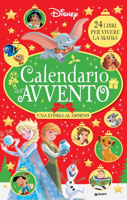 Calendario dell'avvento. Disney. Una storia al giorno. 24 libri per vivere la magia. Ediz. a colori - copertina