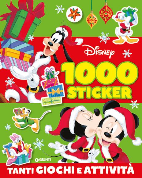 Natale Disney. 1000 sticker. Tanti giochi e attività. Ediz. a colori - copertina
