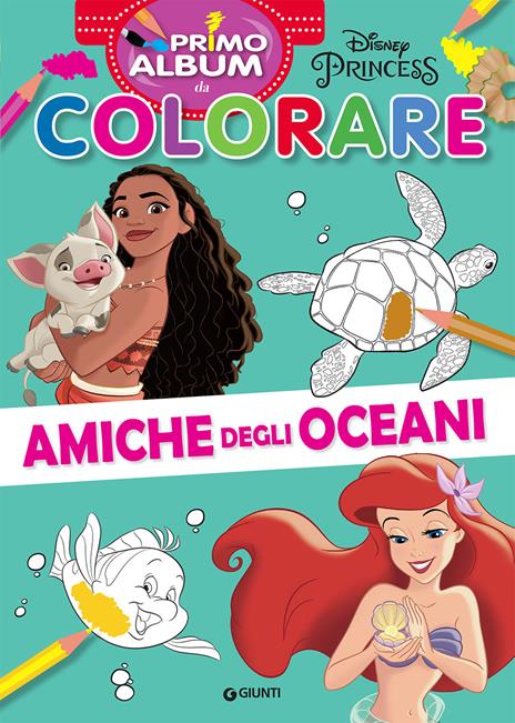 Amiche degli oceani. Primo album da colorare. Ediz. a colori - copertina