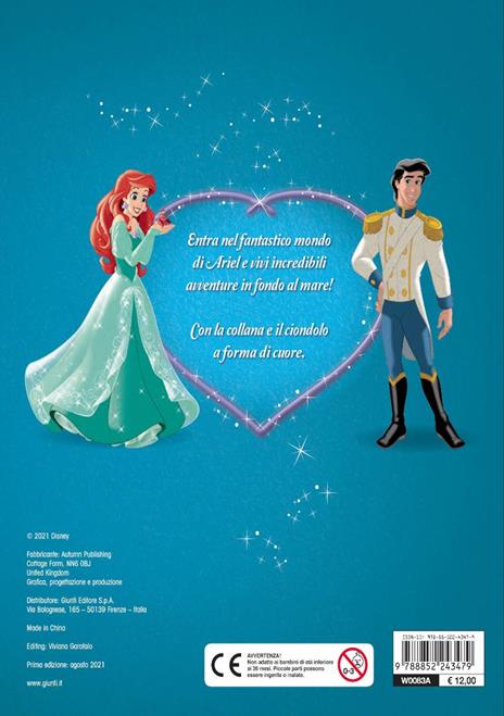 Storie tra le onde. Disney Princess. Libro gioiello. Con collana e ciondolo di Ariel - 6