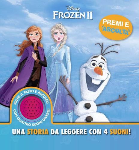 Disney Frozen 2. Una storia da leggere con 4 suoni! Premi e ascolta. Ediz. a colori - copertina