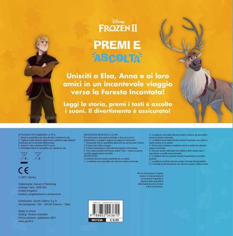 Disney Frozen 2. Una storia da leggere con 4 suoni! Premi e ascolta. Ediz. a colori - 2