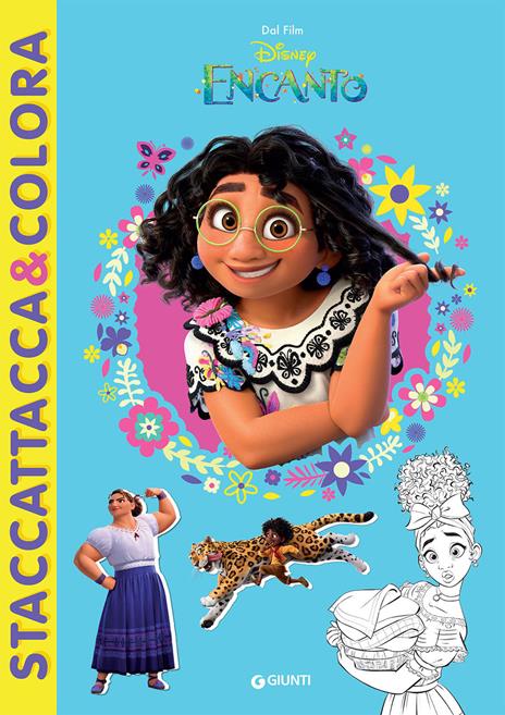 Encanto. Staccattacca & colora. Con adesivi. Ediz. a colori - copertina