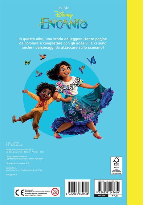Encanto. Staccattacca & colora. Con adesivi. Ediz. a colori - 5
