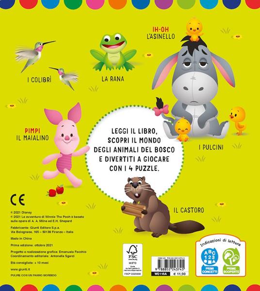 Animali del bosco. Libro maxi puzzle. Ediz. a colori - 6