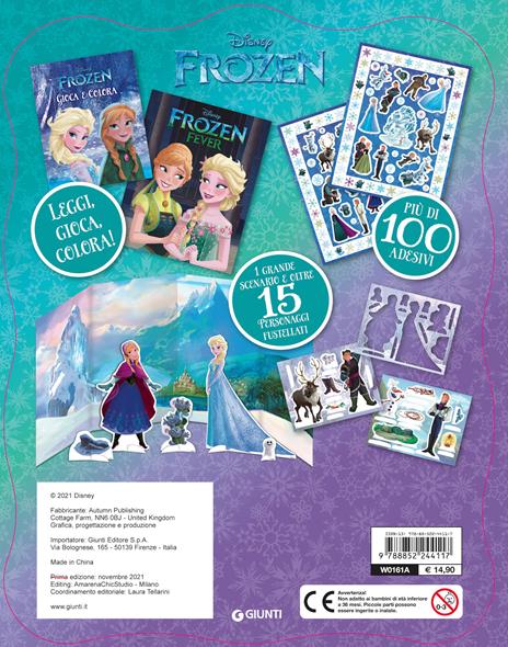 Frozen. Storie di latta. Con adesivi. Ediz. a colori. Con 4 pennarelli. Con Poster - 2