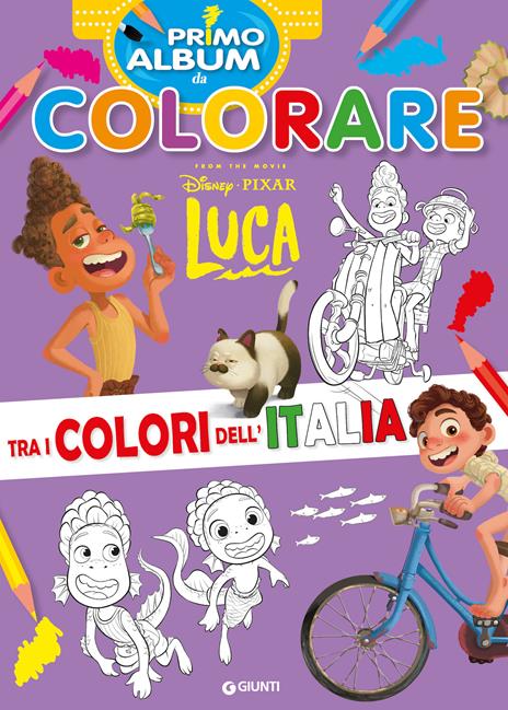 Luca. Primo album da colorare. Tra i colori dell'Italia. Ediz. a colori - copertina