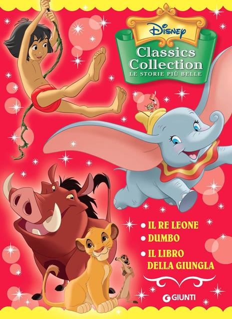 Cuccioli. Classics Collection. Le storie più belle: Il re leone-Dumbo-Il libro della giungla. Ediz. a colori - copertina