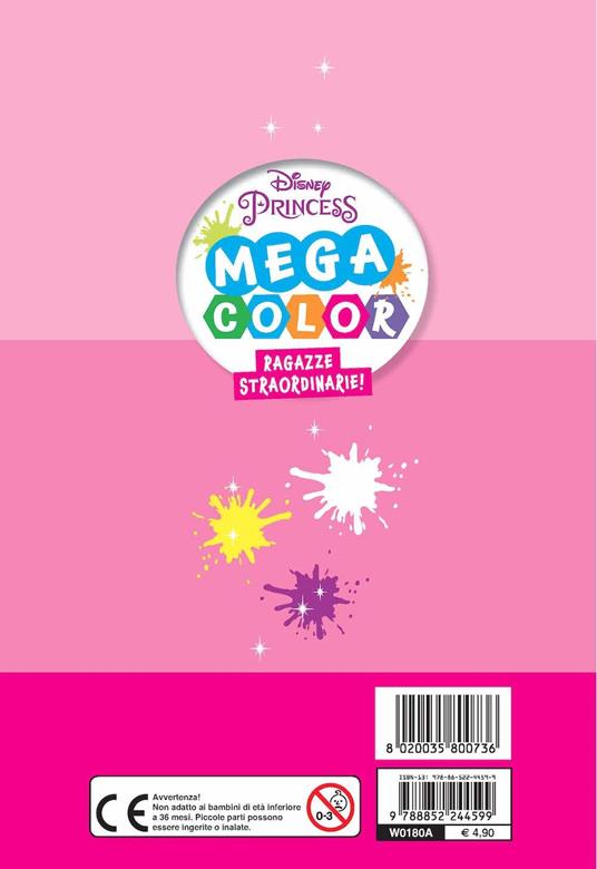 Ragazze straordinarie. Mega color. Disney Princess. Ediz. illustrata - 2