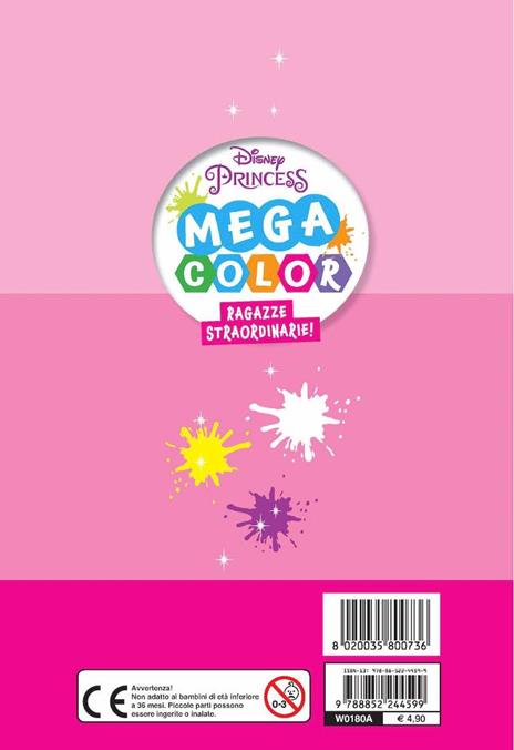 Ragazze straordinarie! Disney Princess. Mega color. Ediz. illustrata - 6