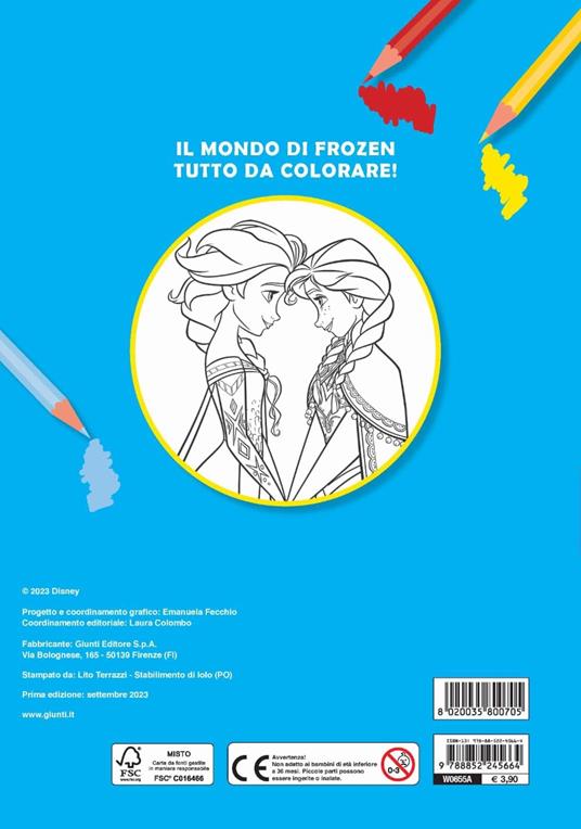 La magia dei ghiacci. Frozen. Primo album da colorare. Ediz. a colori - 2