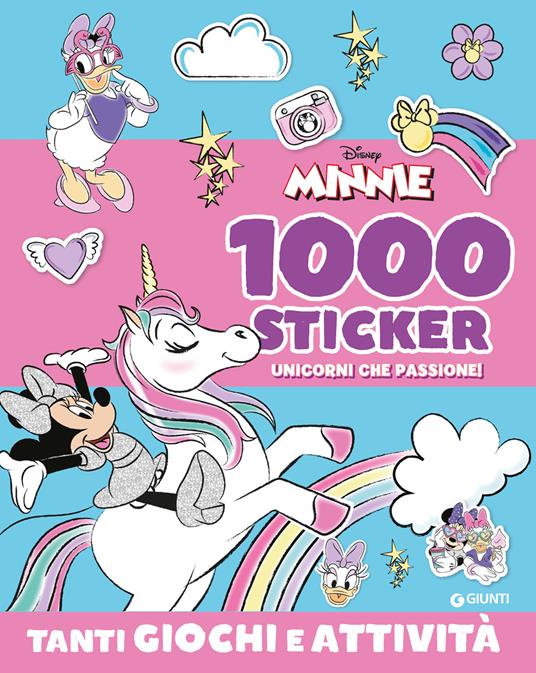 Minnie. Unicorni che passione! 1000 stickers. Tanti giochi e attività. Ediz. a colori. Con Adesivi - Walt Disney - copertina