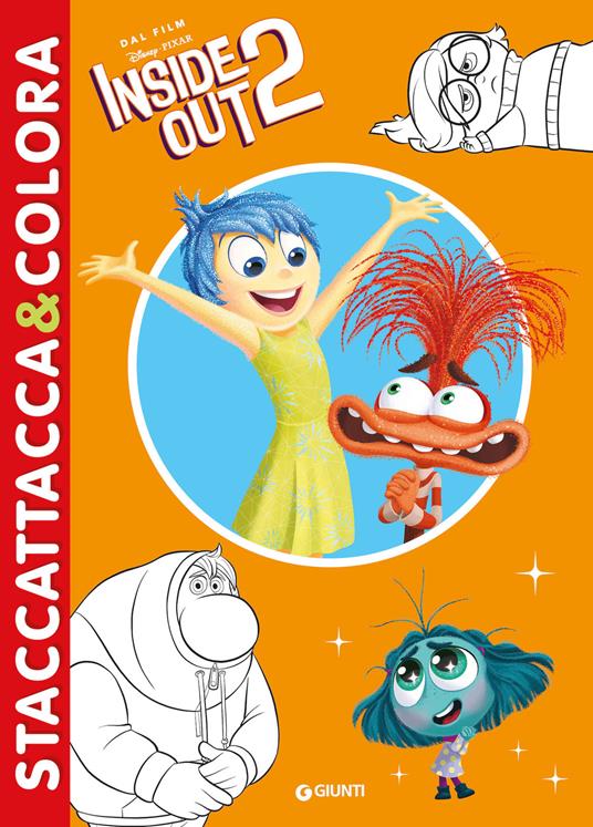 Inside Out 2. Staccattacca & colora. Con adesivi. Ediz. a colori - copertina
