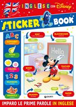 Sticker book inglese con Disney