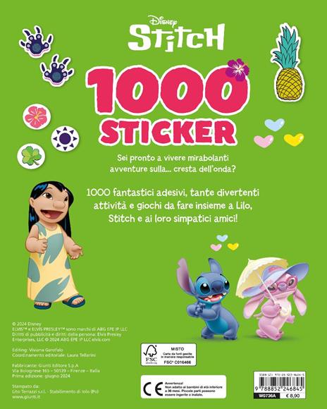Stitch. 1000 sticker. Tanti giochi e attività - 2